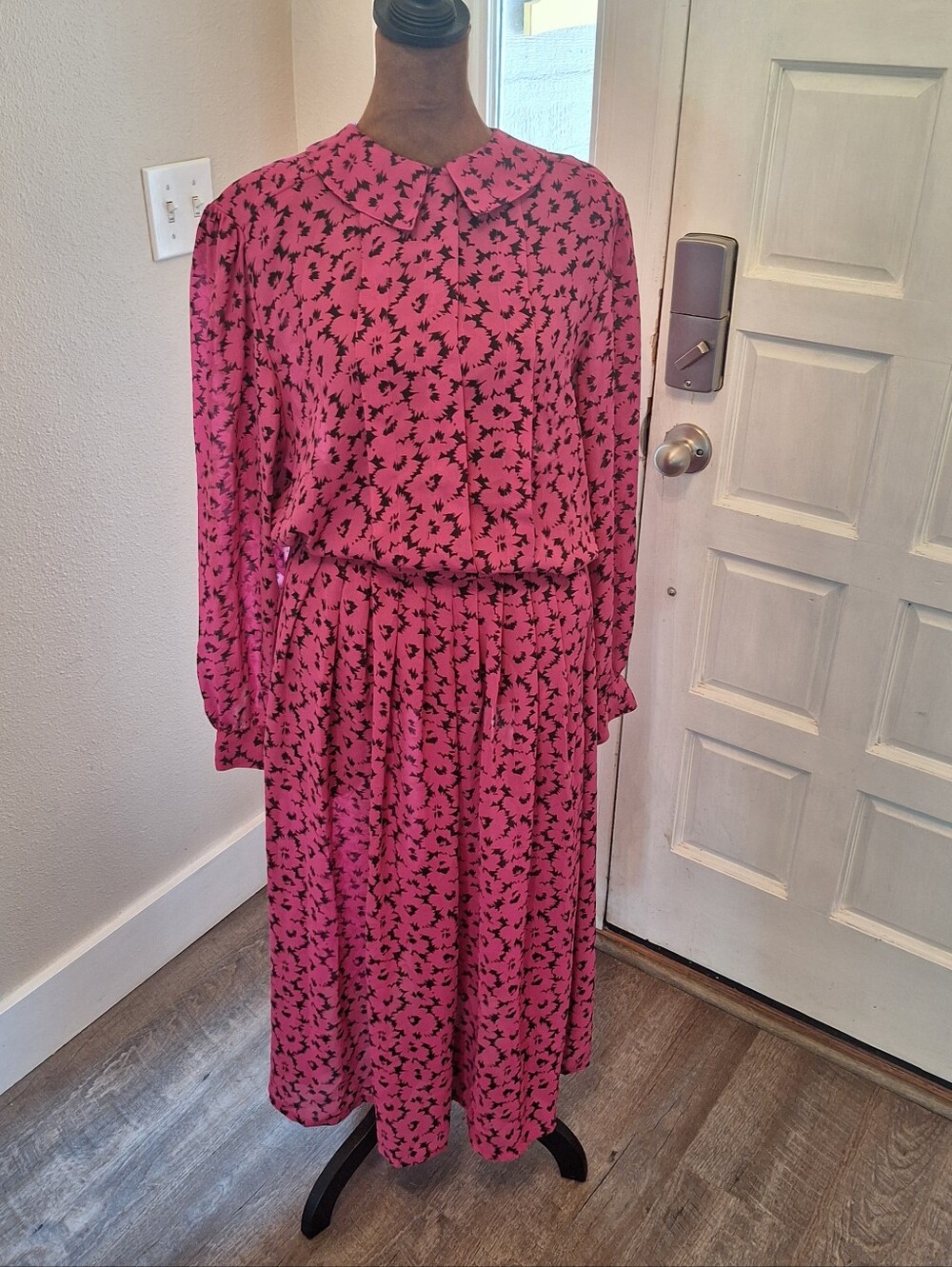 Vtg 80s Compositions Skirt Set,  Size 12